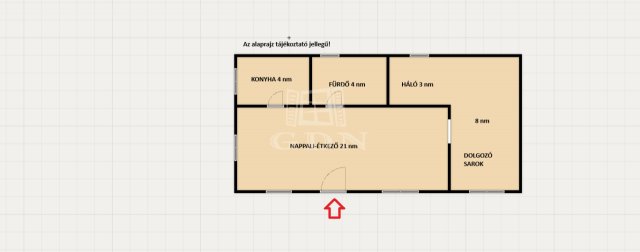 Eladó családi ház, Szigetmonostorban 29.9 M Ft, 1+1 szobás