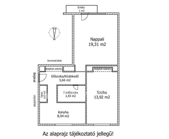 Eladó téglalakás, Mosonmagyaróváron 47 M Ft, 2 szobás