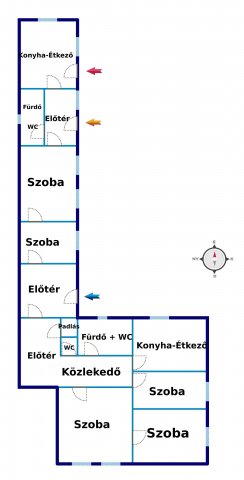 Eladó családi ház, Kiskunfélegyházán 48.9 M Ft, 5 szobás