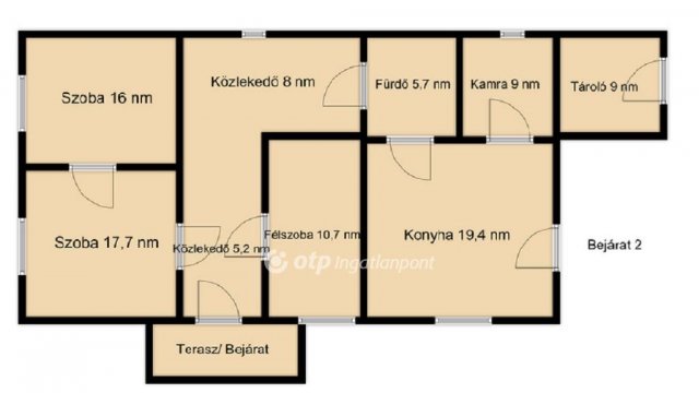 Eladó családi ház, Nyáregyházán, Kinizsi Pál úton 16.9 M Ft