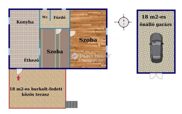 Eladó téglalakás, Kecskeméten 29.9 M Ft, 2 szobás