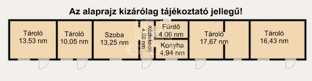 Eladó családi ház, Turán 13.499 M Ft, 1 szobás