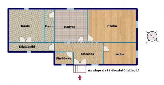 Eladó családi ház, Apátistvánfalván 59.9 M Ft, 2 szobás