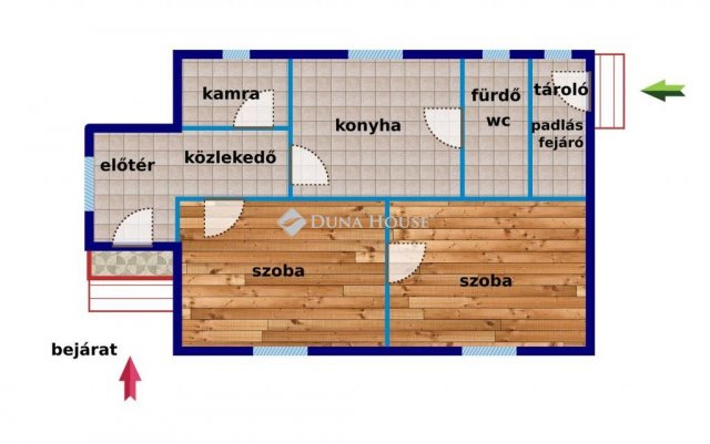 Eladó családi ház, Zsédenyen 29.99 M Ft, 2 szobás