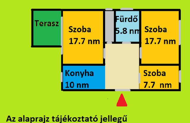 Eladó családi ház, Erdőkertesen 56.5 M Ft, 2+1 szobás