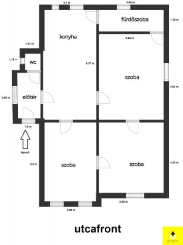 Eladó családi ház, Szombathelyen 57 M Ft, 3 szobás