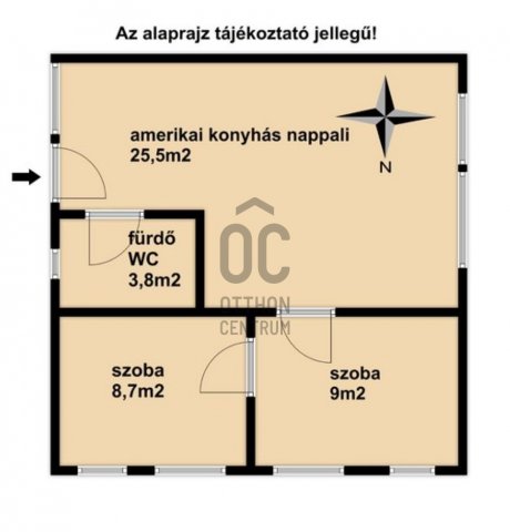 Eladó téglalakás, Nagykanizsán 16.9 M Ft, 3 szobás