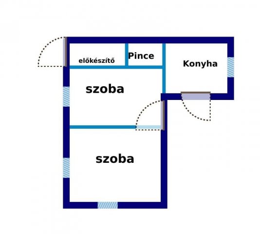 Eladó családi ház, Palkonyán 6 M Ft, 2 szobás