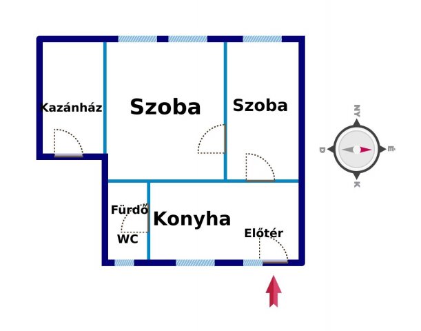 Eladó családi ház, Kiskunfélegyházán 23 M Ft, 2 szobás