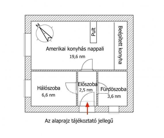 Eladó téglalakás, Budapesten, XX. kerületben 31 M Ft, 1+1 szobás