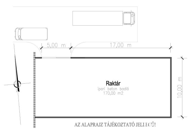 Kiadó ipari ingatlan, Hódmezővásárhelyen 221 E Ft / hó