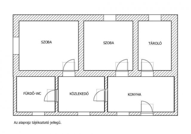 Eladó családi ház, Csanyteleken 13.5 M Ft, 2+1 szobás