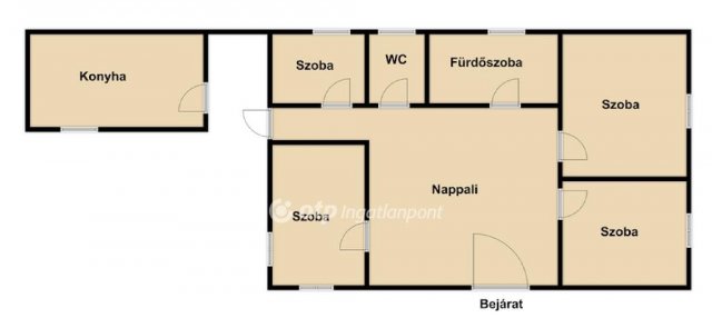 Eladó családi ház, Derecskén 55 M Ft, 3+1 szobás