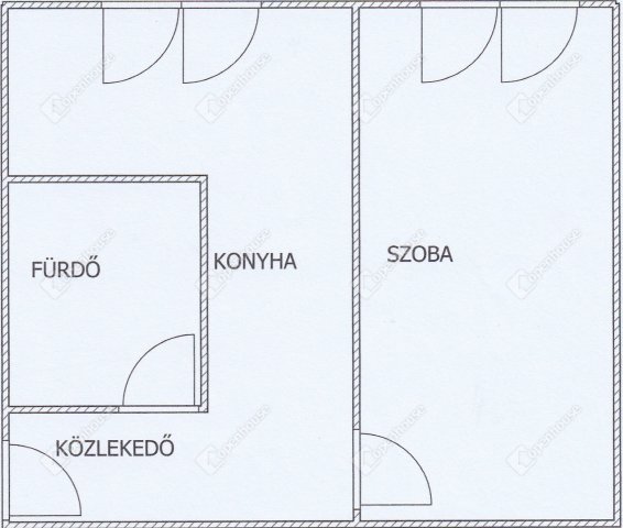 Eladó téglalakás, Zalaegerszegen 10 M Ft, 1 szobás