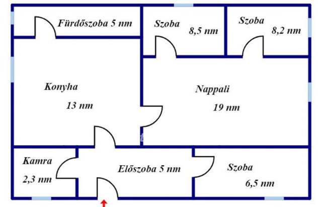 Eladó családi ház, Nádudvaron 23.5 M Ft, 1+3 szobás