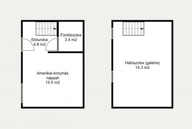 Eladó téglalakás, Vácon 31.9 M Ft, 2 szobás