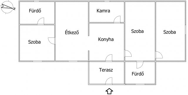 Eladó családi ház, Lakócsán 22.5 M Ft, 3 szobás