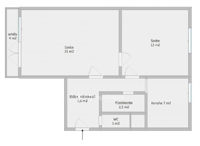 Eladó panellakás, Pécsett 29.9 M Ft, 2 szobás