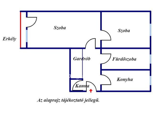 Eladó téglalakás, Békéscsabán 20.99 M Ft, 2 szobás