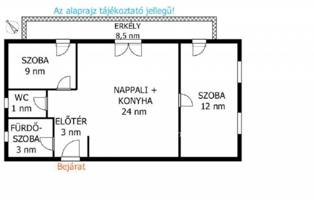 Eladó téglalakás, Dunakeszin 59.9 M Ft, 3 szobás