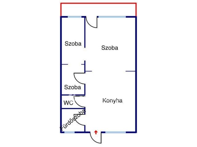 Eladó téglalakás, Egerben, Faiskola utcában 34.8 M Ft