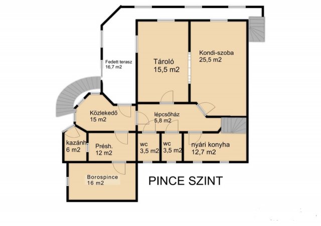 Eladó családi ház, Csopakon 285 M Ft, 7 szobás