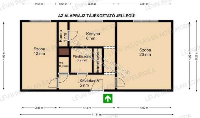 Eladó panellakás, Békéscsabán 18.2 M Ft, 2 szobás