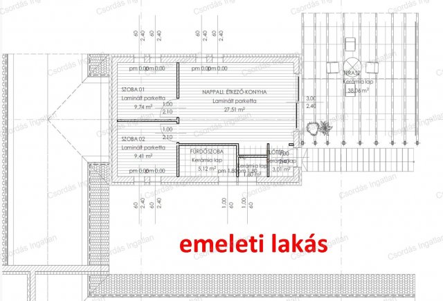 Eladó téglalakás, Győrött 72.3 M Ft, 3 szobás