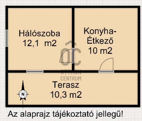 Eladó nyaraló, Homokkomáromon 3.9 M Ft, 1 szobás