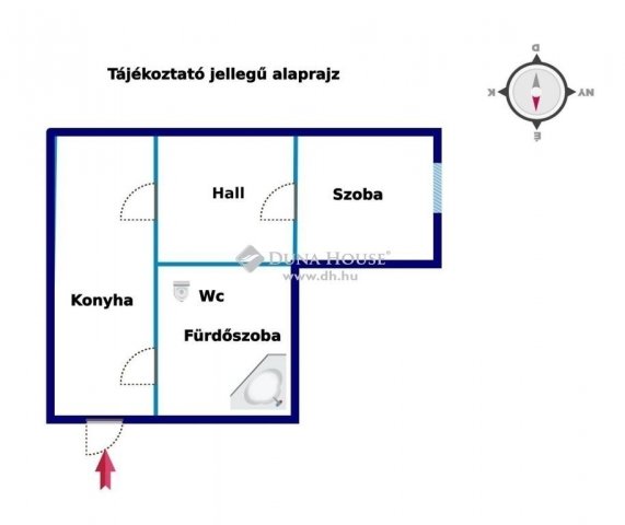 Eladó téglalakás, Budapesten, XIII. kerületben 65 M Ft, 2 szobás