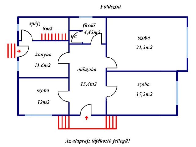 Eladó családi ház, Markazon 35 M Ft, 3 szobás