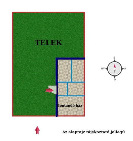 Eladó telek, Egyházashetyén 3.9 M Ft / költözzbe.hu