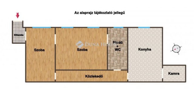 Eladó téglalakás, Budapesten, VI. kerületben 90 M Ft, 2 szobás