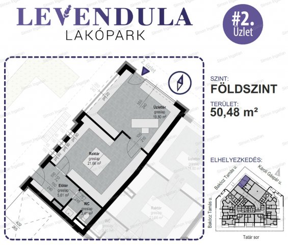 Eladó üzlethelyiség, Kecskeméten 72.5 M Ft