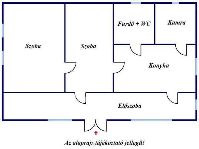 Eladó családi ház, Kunszentmártonban 7.999 M Ft, 2 szobás