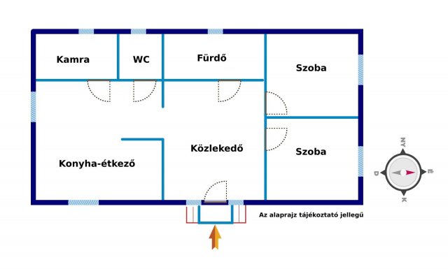 Eladó családi ház, Harkányban, Liget utcában 36.8 M Ft