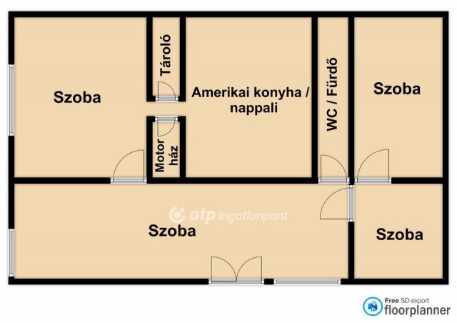 Eladó családi ház, Tüskeváron 19.9 M Ft, 4 szobás