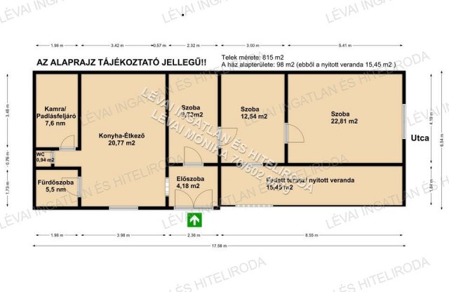 Eladó családi ház, Békésen 12.9 M Ft, 2+1 szobás