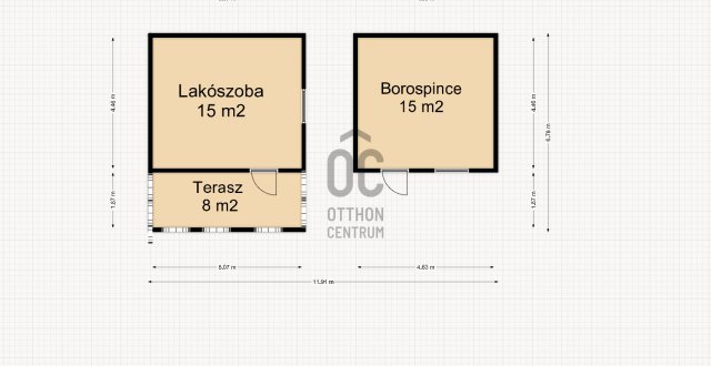 Eladó nyaraló, Letenyén 4.4 M Ft, 1 szobás