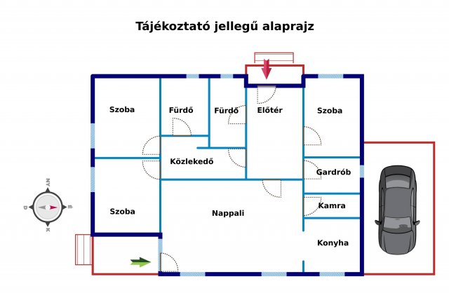 Eladó családi ház, Üllőn 79.9 M Ft, 4 szobás