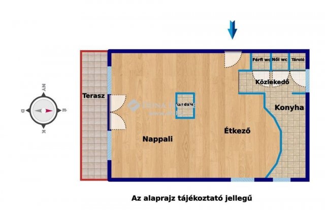 Eladó téglalakás, Budapesten, II. kerületben 90 M Ft, 1 szobás