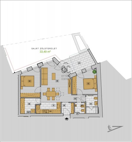 Eladó téglalakás, Zalaegerszegen 73.3 M Ft, 3 szobás