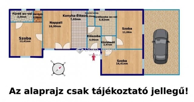 Eladó ikerház, Vasadon 64.9 M Ft, 4 szobás / költözzbe.hu