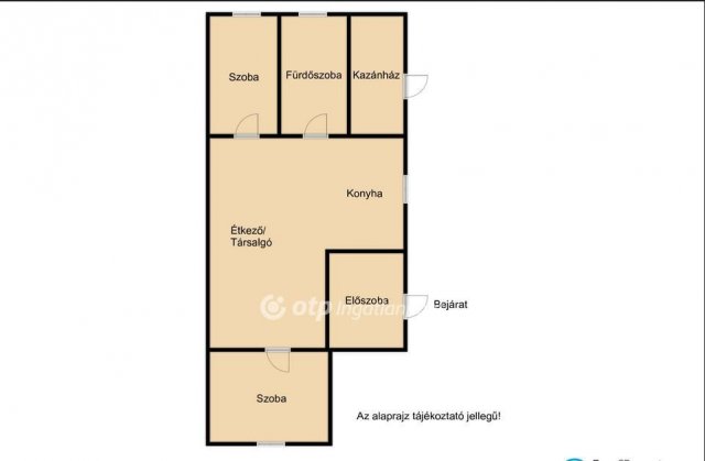 Eladó családi ház, Hajdúsámsonon 18.5 M Ft, 1+1 szobás