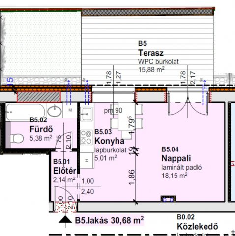Eladó téglalakás, Szombathelyen 31.9 M Ft, 1+1 szobás