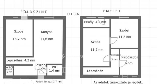 Eladó sorház, Őcsényen 28.5 M Ft, 1+2 szobás