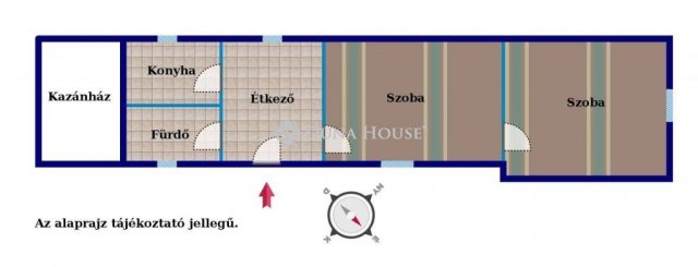 Eladó családi ház, Izsákon 17.9 M Ft, 2 szobás