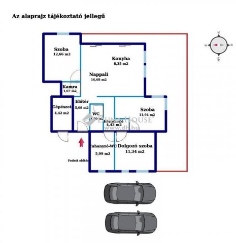 Eladó téglalakás, Szigetszentmiklóson 69.8 M Ft, 3 szobás