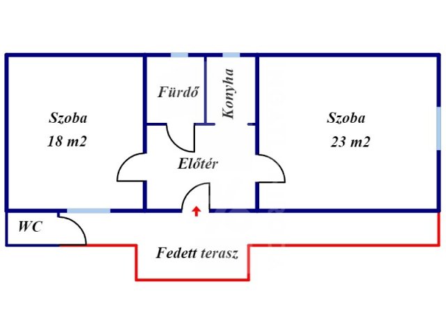 Eladó családi ház, Kistótfalun 16 M Ft, 2 szobás