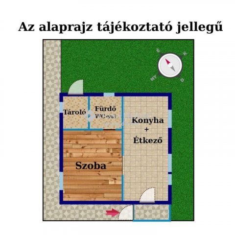Eladó téglalakás, Budapesten, XVI. kerületben 35 M Ft, 1 szobás